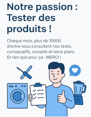Notre passion : Tester des produits !