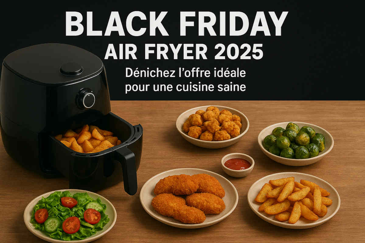Black Friday Air Fryer 2025 : Dénichez l’offre idéale pour une cuisine saine