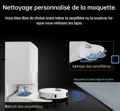 nettoyage moquette Dreame L20 Ultra