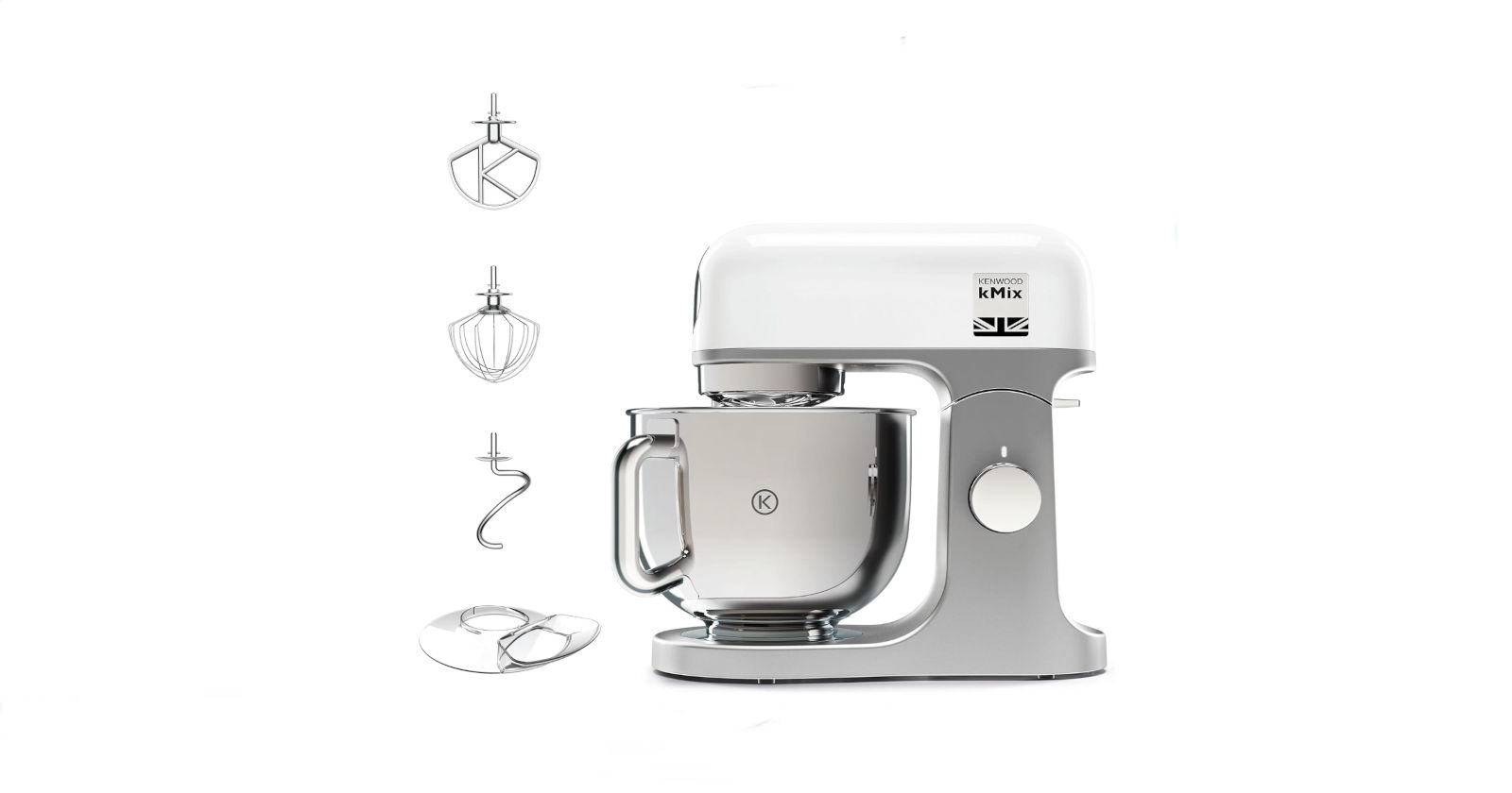 Test robot patissier Kenwood kmix KMX 750 WH, La puissance avec un excellent rapport qualité-prix