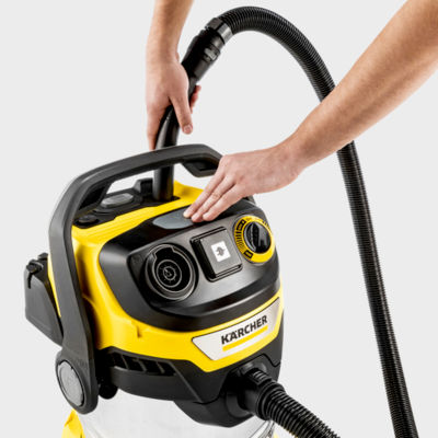 Test Karcher WD6 Premium, L'aspirateur eau et poussière le plus puissant de  la gamme ?