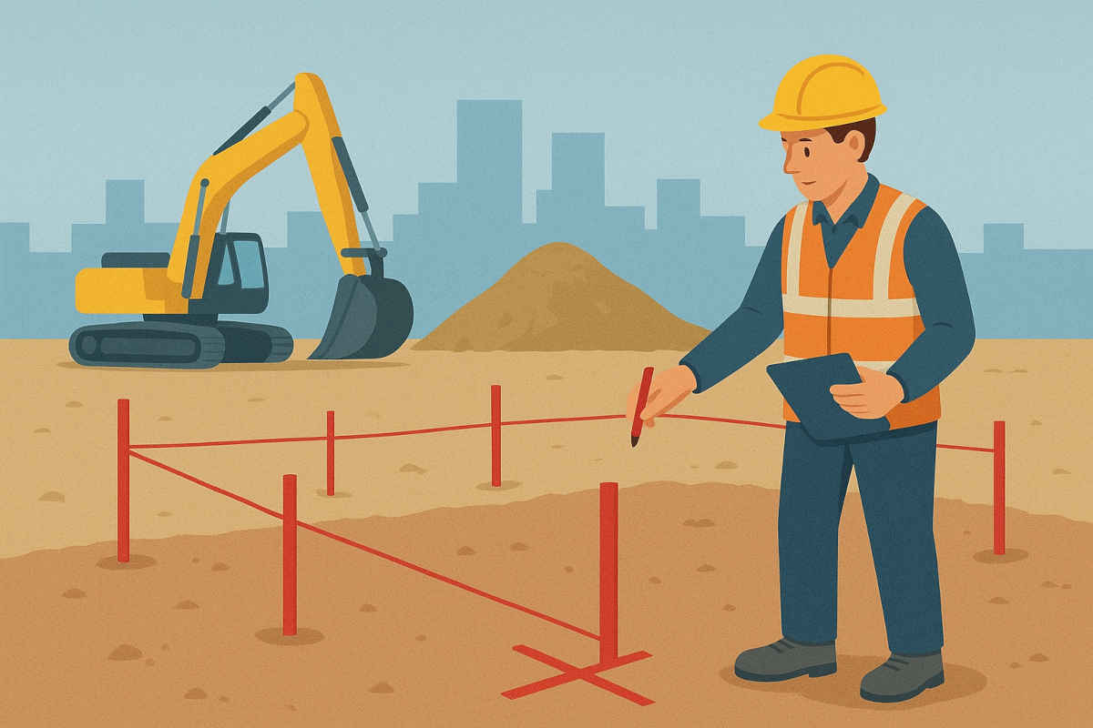 Marquage-piquetage : tout comprendre pour sécuriser un chantier