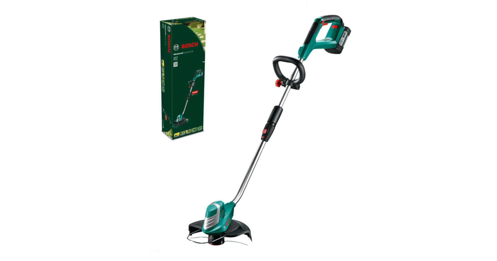 Test coupe bordure Bosch AdvancedGrassCut 36, Une découpe efficace aussi bien pour le gazon que pour les hautes herbes