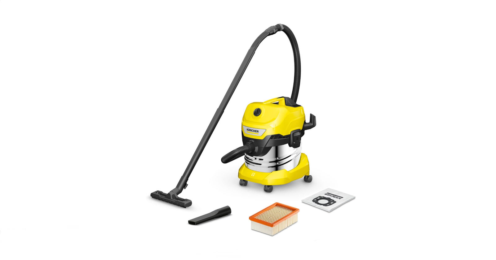 Test karcher wd4, Un aspirateur eau et poussière vraiment puissant pour plus d'efficacité