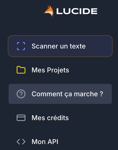 menu lucide ai menu lucide ai
