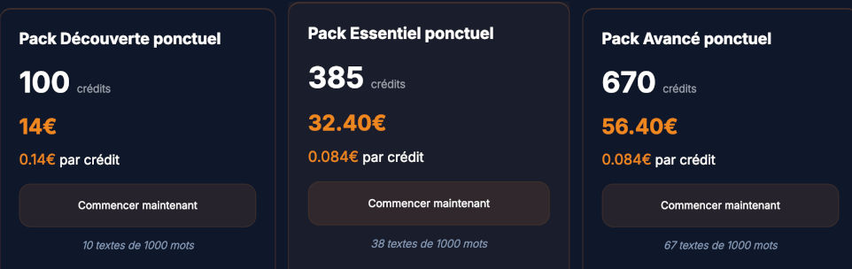 crédits lucide ai