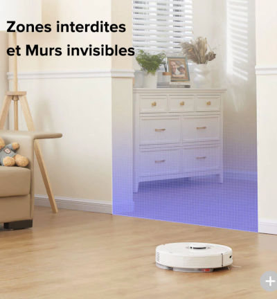 murs invisible du Roborock Q7 Max