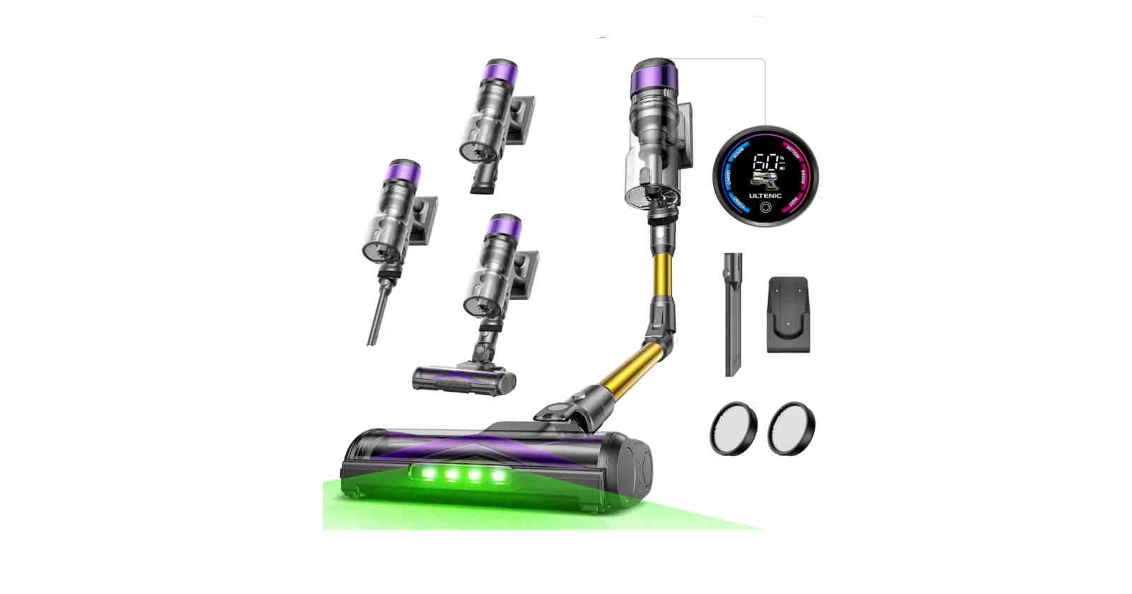 Test Ultenic U20 : notre test complet de l’aspirateur-balai sans fil