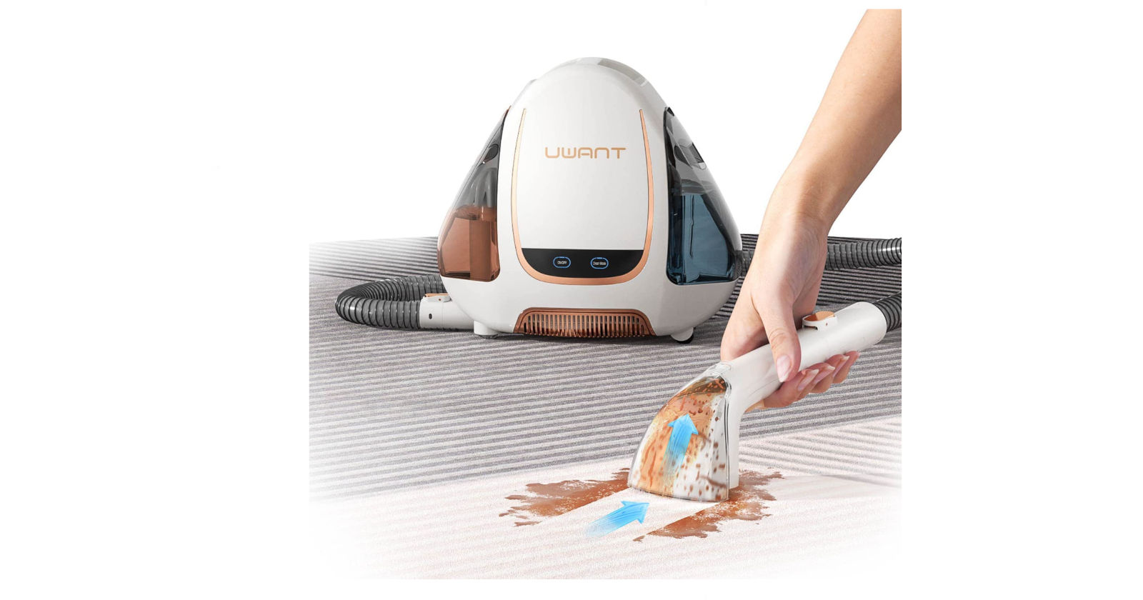 Test UWANT B100-E, Une shampouineuse pour vos tapis et moquettes efficace