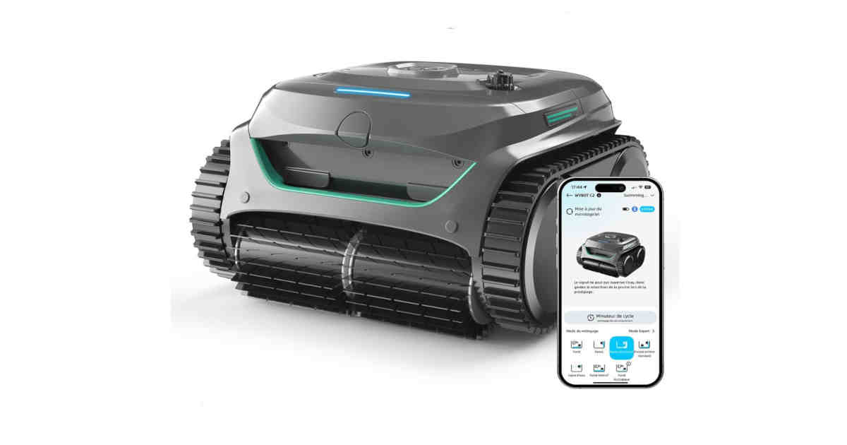 Test robot piscine Wybot C2 : Puissance et performance au rendez-vous